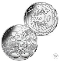 Ranska 10 € 2018 Mikki Hiiri - Polttava aurinko 11/20 coincard