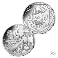 Ranska 10 € 2018 Mikki Hiiri - Notre Dame 13/20 coincard