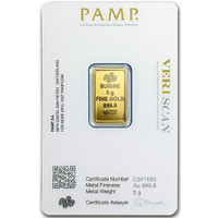 Kultalaatta 2,5 g PAMP-Suisse