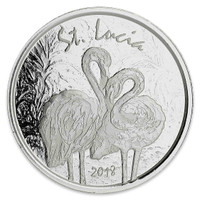 St. Lucia 2018 Flamingo 1oz hoperaha