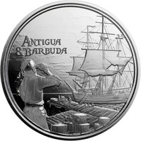 Antigua & Barbuda 2 $ 2019 Rum runner 1 oz HOPEA