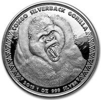 Kongo 5000 frangia 2019 Gorilla 1 oz HOPEA