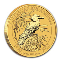 Australia Kookaburra 1/10z 2020 kultakolikko