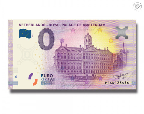 Alankomaat 0 € 2019 Amsterdamin palatsi UNC