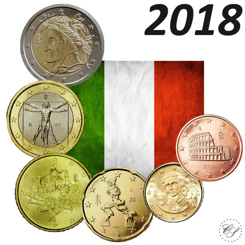 Italia 5s - 2 € 2018 UNC