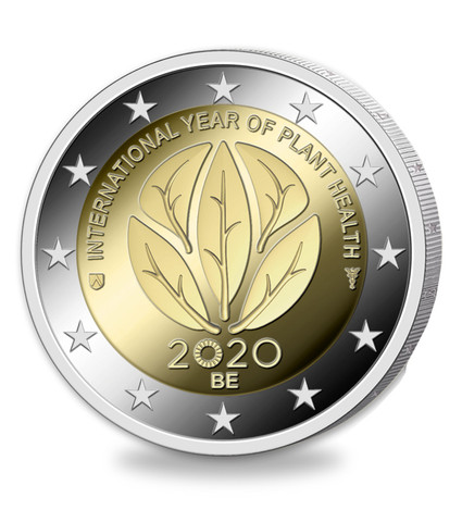 Belgia 2 € 2020 Kasvinterveysvuosi BU 