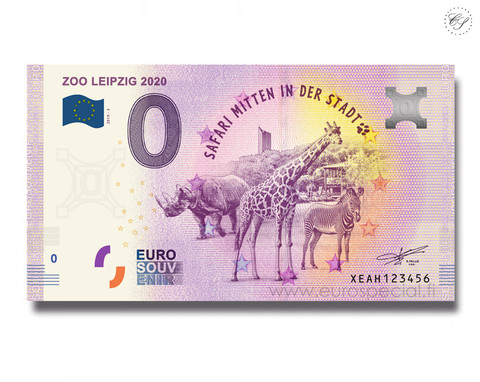 Saksa 0 € 2020 Leipzigin eläintarha UNC