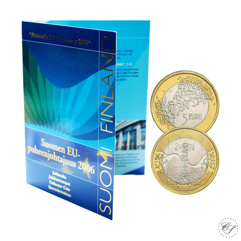 Suomi 5 € 2006 EU-puheenjohtajuus BU