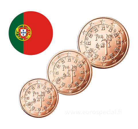 Portugali 1s, 2s & 5s 2003 BU