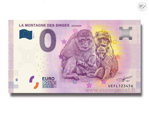 Ranska 0 € 2020 Apinaseteli Kintzheim UNC