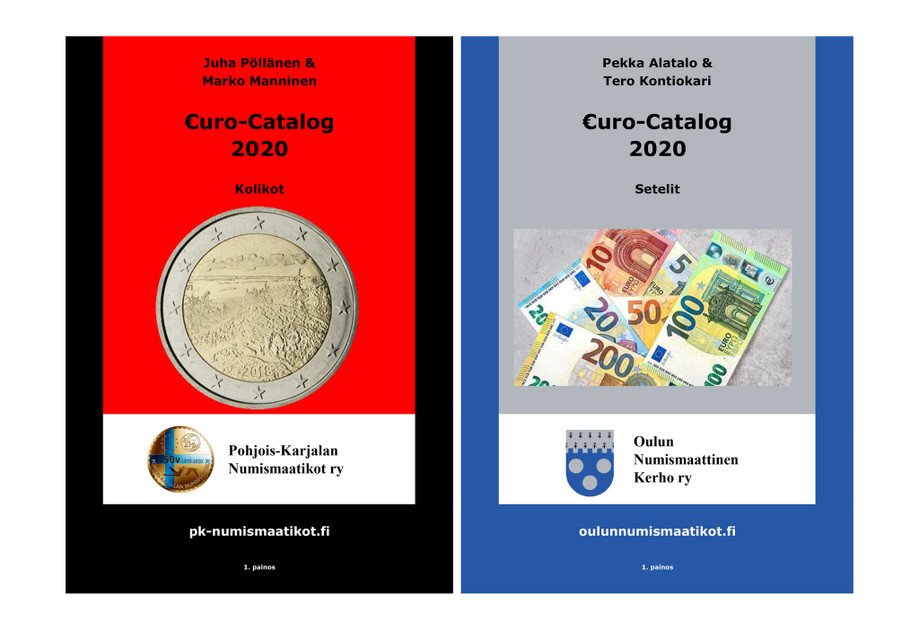 Eurokatalog 2020 PKNumismaatikot, 1. painos Eurospecial.fi