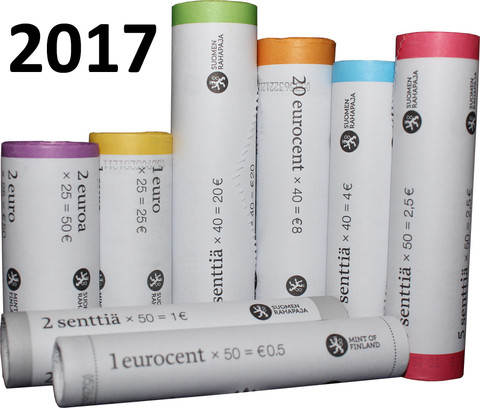 Suomi 1s - 2 € 2014 rullasarja 
