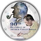 Sherlock Holmes 2 € -juhlaraha, väritetty