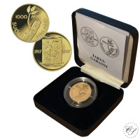 Suomi 1000 mk 1997 Itsenäisyys 80 vuotta kultaraha