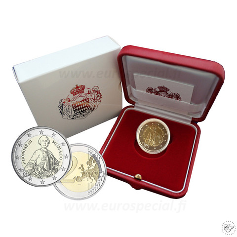 Monaco 2 € 2020 Honoré III, Proof