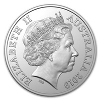 Australia 2019 Kuukävely 50 vuotta 1oz hopearaha