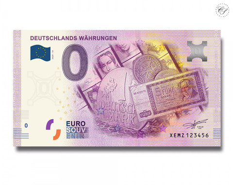 Saksa 0 € 2020 Saksan valuutat UNC