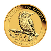 Australia Kookaburra 1/10z 2021 kultaraha
