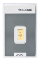 Kultalaatta 1 g Heraeus Kinebar
