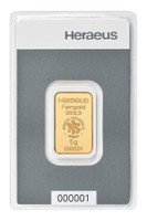 Kultalaatta 5 g Heraeus Kinebar