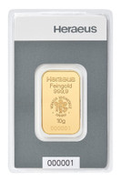 Kultalaatta 10g Heraeus Kinebar