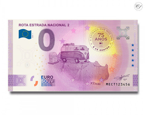 Portugali 0 € 2020 Rota Estrada UNC