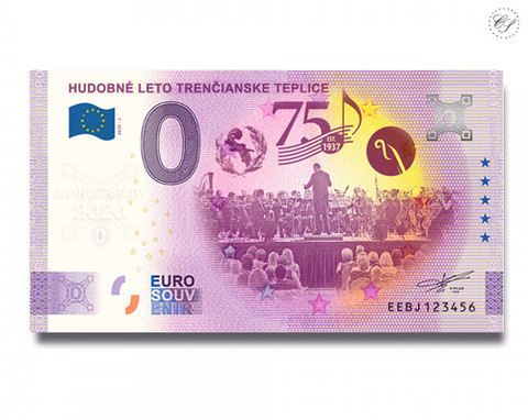 Slovakia 0 € 2020 Teplicen kesämusikaali 75v UNC