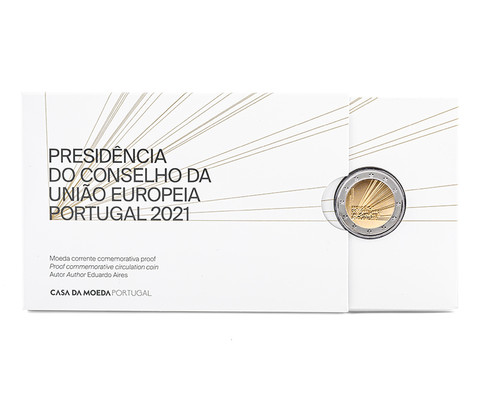 Portugali 2 € 2021 EU-puheenjohtajuus, Proof