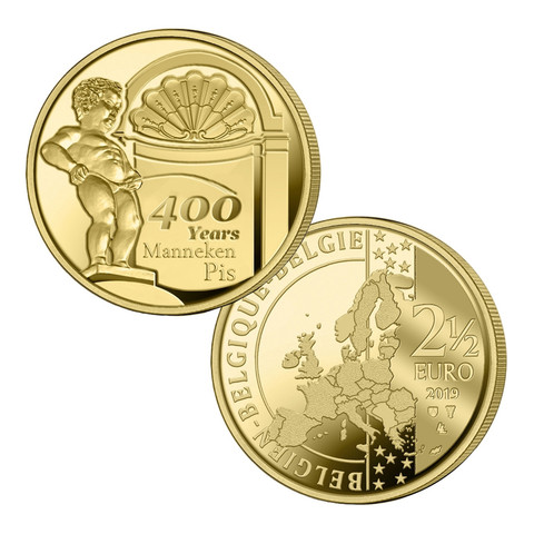 Belgia 2,5 € 2019 Manneken Pis BU