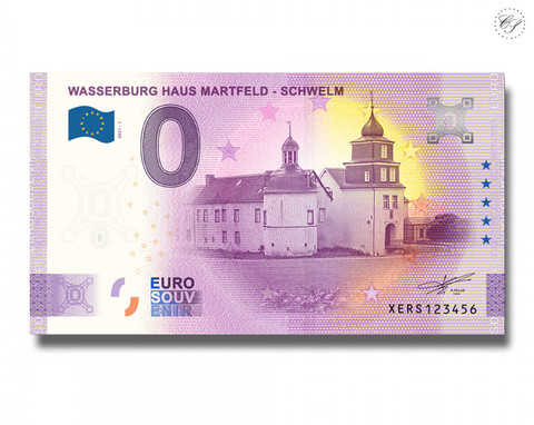 Saksa 0 € 2021 Martfeldin linna -juhlavuosiversio UNC