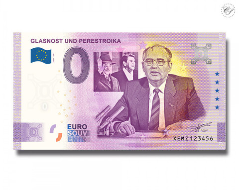 Saksa 0 € 2021 Glasnost & Perestroika UNC