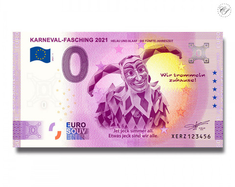 Saksa 0 € 2021 Karnevaali UNC