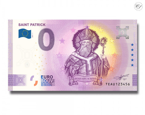 Irlanti 0 € 2021 Saint Patrick -juhlavuosiversio UNC