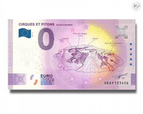 Ranska 0 € 2021 Laaksot ja Huiput -juhlavuosiversio UNC