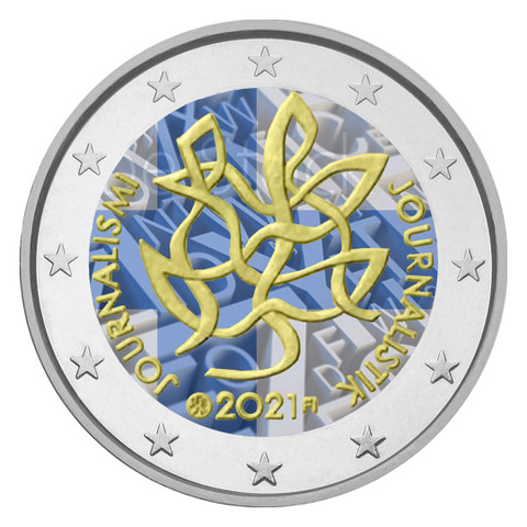 Suomi 2 € 2021 Journalismi & Tiedonvälitys, väritetty (#5)