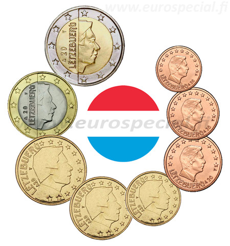 Luxemburg 1s - 2 € 2021 UNC