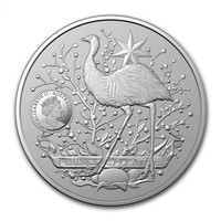 Australia 2021 Vaakuna - Emu & Kenguru 1oz HOPEA