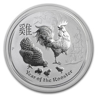 Australia 2017 Kukon vuosi 1oz hopearaha