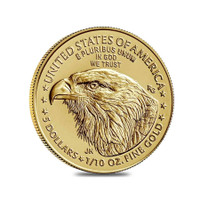 American Eagle 1/10 oz 2022 kultakolikko, uusi design