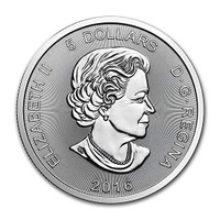 Kanada 2016 Saalistasarja & puuma 1oz hopearaha