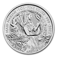 Kuninkaallinen Rahapaja 2022 Marian-neito - Myytit & Legendat 1oz HOPEA