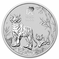 Australia 2022 Lunar III - Tiikerin vuosi 1oz HOPEA
