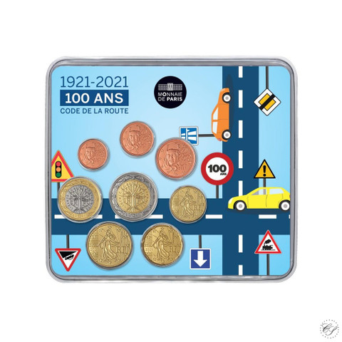 Ranska 2021 Maantiet 100 v. rahasarja BU