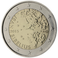 Suomi 2 € 2015 Jean Sibelius