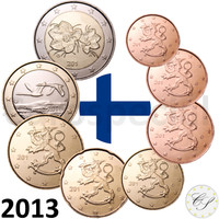 Suomi 1s - 2 € 2013 UNC