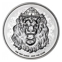 Niue 2022 Karjuva Leijona hopeakolikko 1 oz