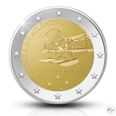 Portugali 2 € 2022 Atlantin ylitys 100 vuotta