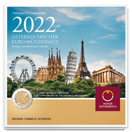 Itävalta 2022 BU rahasarja Erasmus
