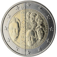 Luxemburg 2 € 2015 Nassau-Weilburg