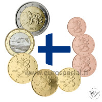 Suomi 1s- 2 € 2004 UNC